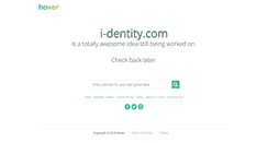 Desktop Screenshot of i-dentity.com