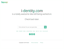 Tablet Screenshot of i-dentity.com